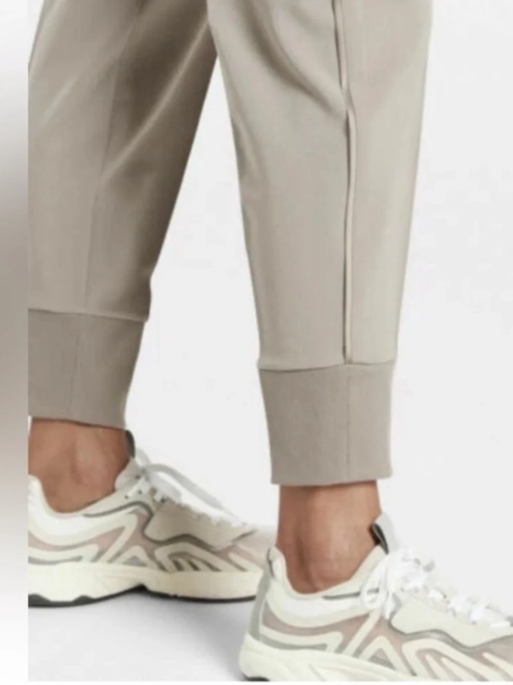 ATHLETA Endeavor Jogger Pant Buff Grey Size 12 - Picture 7 of 14